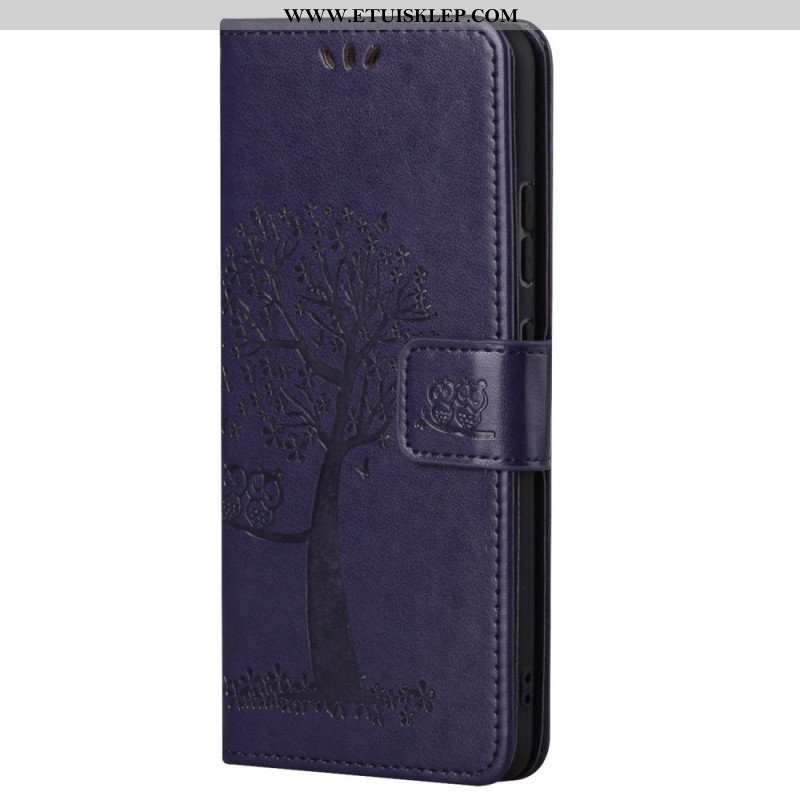 Etui Folio do Samsung Galaxy M23 5G Sowa Drzewo